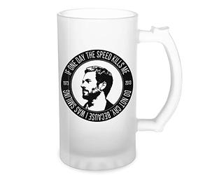 GR8Shop Fast & Furious Paul Walker Bière transparente Tasse Stein 0.5L