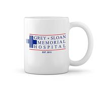GR8Shop Grey'S Anatomy Greys And Sloan Memorial Hospital Tasse blanche Café Mug