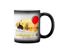 GR8Shop It Horror Movie Welcome To Derry Stephen King Inspired Magie noire tasse à café Mug