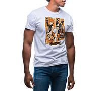 GR8Shop Karasuno High School Team Haikyu T-Shirt Blanc pour Les Hommes Size L
