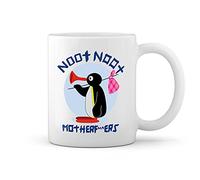 GR8Shop Noot Noot Penguin Mother pingu Tasse blanche Café Mug