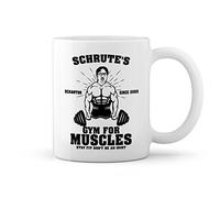 GR8Shop Schrutes Gym For Muscles Inspired By The Office Tasse blanche Café Mug