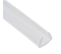 Graargpro Bande d'étanchéité en caoutchouc, 12 x 19 mm, profilé en U, résistant aux intempéries, pour porte de douche en verre, transparente