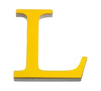 Graargpro Stickers muraux alphabet en acrylique auto-adhésifs, 25cm Lettres autocollantes effet miroir 3D pour décoration de fête ou maison, or profond, L