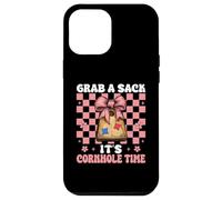 Grab A Sack It's Cornhole Time Pouf Poire pour Fille Coque pour iPhone 12 Pro Max