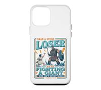 Grab a Stone Loser David Goliath Funny Christian Coque pour iPhone 12 Mini