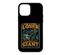 Grab a Stone Loser David Goliath Funny Christian Coque pour iPhone 12 Mini
