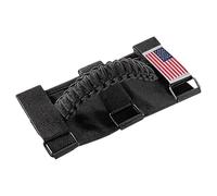 Grab Handles For Car Roll Bar Straps - Anti-Slip Grip With Flag Patterns