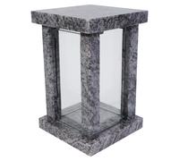 Grab-Lampe Granite Orion Friedhof-Leuchte Moderne Qualité Verre Grab-Schmuck
