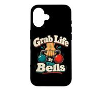 Grab Life by The Bells Kettlebell Fitness Coque pour iPhone 16