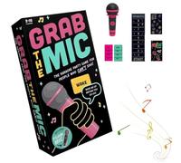 Grab The Mic, Grab The Mic Games, Grabs Thes Mics Jeu de Stratégie, 2-10 joueurs - Jeux De Société pour Chanteurs Coquins - 250 Cartes Lyriques pour Fun Fun Jeux Amusants Nuit
