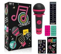 Grab The Mic Jeu, Karaoke Enfant Jeu pour Les 8 Ans et Plus, Jeu de Société pour Mauvais Chanteurs, 2 à 10 Joueurs, pour Une Soirée de Jeux