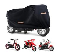 GRABADO Housse de vélo imperméable 420D pour enfants - Housse universelle pour tricycle avec 4 bandes réfléchissantes et boucle coupe-vent - Housse de voiture pour petite taille