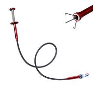 Grabber Reacher - Outil magnétique à 4 griffes, longue tige extensible flexible avec lumière LED, force de retour mécanique précise, idéal pour l'entretien des canalisations dans la cuisine à la
