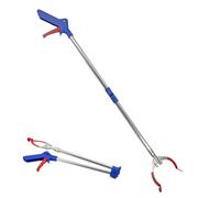 Grabbers Pour Personnes Âgées - 92 X 13 Cm Pliables Et Ergonomiques En D'aluminium Pour La Maison | Ramasseur Supérieur Pour Nettoyer La Litière De La Maison Des Personnes Âgées, Jardin, Cour,