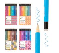 Grabie Stylos à encre gel effaçables de 36 couleurs, pour faire disparaître les erreurs, encres de couleurs assorties pour dessin, écriture, planificateur