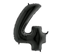Grabo 044K-P Superloon Lot de 4 superloon Noir Taille unique 101,6 cm