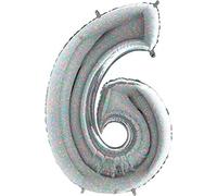 Grabo 196H-P Superloon Lot de 6 holographiques Multicolore Taille unique 101,6 cm
