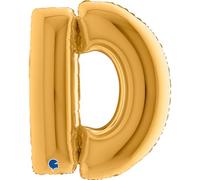 Grabo 232G-P Superloon Ballon Lettre D Taille unique 101,6 cm Couleur or