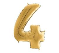 Grabo 26024G-P Numéro 4 26Loon Lot de 1 pièce Longueur 66 cm Couleur Or Taille unique