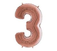 Grabo 262303RG-P 26Loon Lot de 26 loons Couleur or rose Taille unique