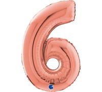 Grabo 262306RG-P 26Loon Lot de 26 loons Couleur or rose Taille unique 66 cm
