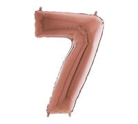 Grabo 262307RG-P Numéro 7 26Loon Lot de 26 loons Couleur or rose Taille unique