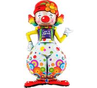 Ballon Aluminium Maxi Clown Party 5' 152,4 Cm Grabo Balloons® - Multicolore Multicolore G