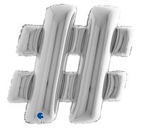 Grabo Ballon géant en aluminium en forme de lettre XXL 102 cm (40") Choix de couleurs - Décoration parfaite pour les anniversaires, anniversaires et célébrations - Happy Birthday - Pour l'hélium et
