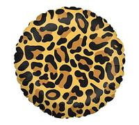 Grabo Balloons - BALLON ALUMINUM ROND IMPRIMÉ PEAU LÉOPARD 46CM