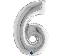 Grabo Midiloon 14096S-P Numéro 6 Mini paquet d'unité, longueur 35,6 cm, couleur argent, taille unique