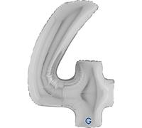 Grabo Superloon 094S-P Numéro 4 101,6 cm, couleur argent, taille unique