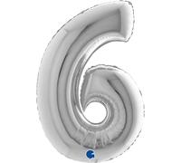 Grabo Superloon 096S-P Numéro 6 101,6 cm, couleur argent, taille unique