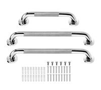Grabs Grab Bars For Shower | Anti-Slip Support Handle | 3-Piece Toilet Safe