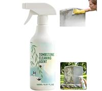 Grabstein-Reinigungsspray Doux Pour Le Granit Et Le Marbre - Restauration Des Pierres Tombales, Élimination De La Rouille Et De La Saleté Des Monuments Du Cimetière Avec Une Formule (1pcs)