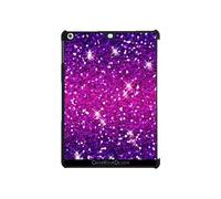 GrabYourDesign Paillettes Scintille Rose Violet par Tees2go Coque pour iPad Air Noir