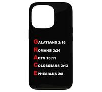 Grace Acrostic - 5 Christian Faith Bible Verse Scriptures Coque pour iPhone 13 Pro