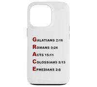 Grace Acrostic - 5 Christian Faith Bible Verse Scriptures Coque pour iPhone 13 Pro