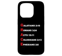 Grace Acrostic - 5 Christian Faith Bible Verse Scriptures Coque pour iPhone 15 Pro