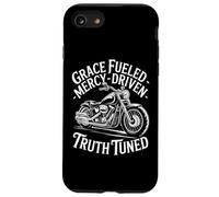 Grâce Alimentée Miséricorde Vérité Chrétien Motard Coque pour iPhone SE (2020) / 7/8