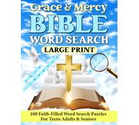 Grace and Mercy Bible word search large print: For teen adults and seniors
