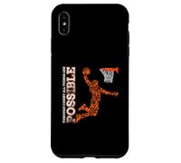 Grâce au Christ, Tout est Possible | Basketball chrétien Coque pour iPhone XS Max
