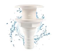 Grâce au réglage du casque - grâce aux accessoires de casque pour bateaux | Connecteur en cuir de yacht, port de tuyau de barbelés marins, sortie de pont de sol droit, accessoires de plomberie