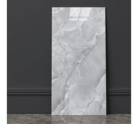 Grace Baltic - Panneaux Muraux 3D Autocollants en PVC, Effet Marbre - Lot de 6 | Épaisseur Renforcée, Anti-Humidité, Facile à Installer, 1.08 m² - Décoration Cuisine, Salle de Bain, Salon