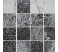 Grace Baltic Panneaux muraux 3D de qualité supérieure - Revêtement mural - Revêtement en PVC - Décoration murale - Autocollants muraux élastiques de 1 mm d'épaisseur ( Mosaïque en Marbre)