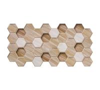 Grace Baltic Panneaux muraux 3D de qualité supérieure - Revêtement mural - Revêtement en PVC - Décoration murale - Autocollants muraux élastiques de 1 mm d'épaisseur (12, Eureka)