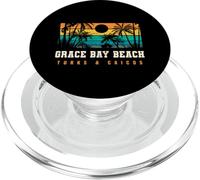 Grace Bay Beach, île paradisiaque des îles Turques et Caïques PopSockets PopGrip pour MagSafe