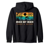 Grace Bay Beach, île paradisiaque des îles Turques et Caïques Sweat à Capuche