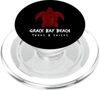 Grace Bay Beach Île Tribal des Tortues de mer Turks and Caicos PopSockets PopGrip pour MagSafe