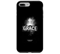 Grace by Grace Alone Ephesians 2 8 Croix Coque pour iPhone 7 Plus/8 Plus